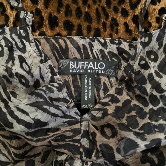 vintage leopard mini dress - Picture 4 of 4